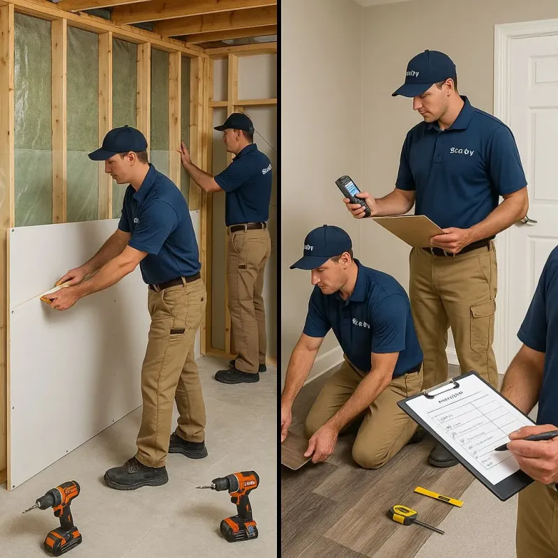 Repairs and Reconstruction process in Amherst Center, MA